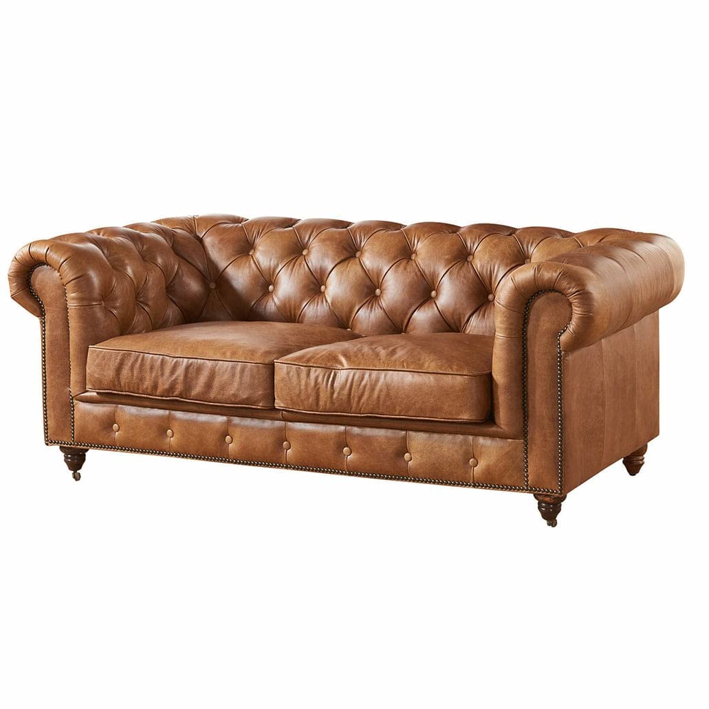Modern & Classic Leatherette Chesterfield