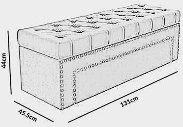 2 Seater Sofa Storage Box Footstool Toy Chest Shoe Bench