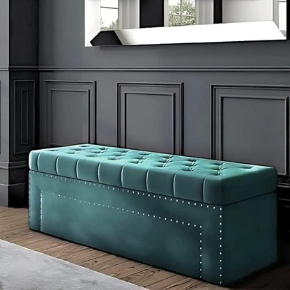 2 Seater Sofa Storage Box Footstool Toy Chest Shoe Bench