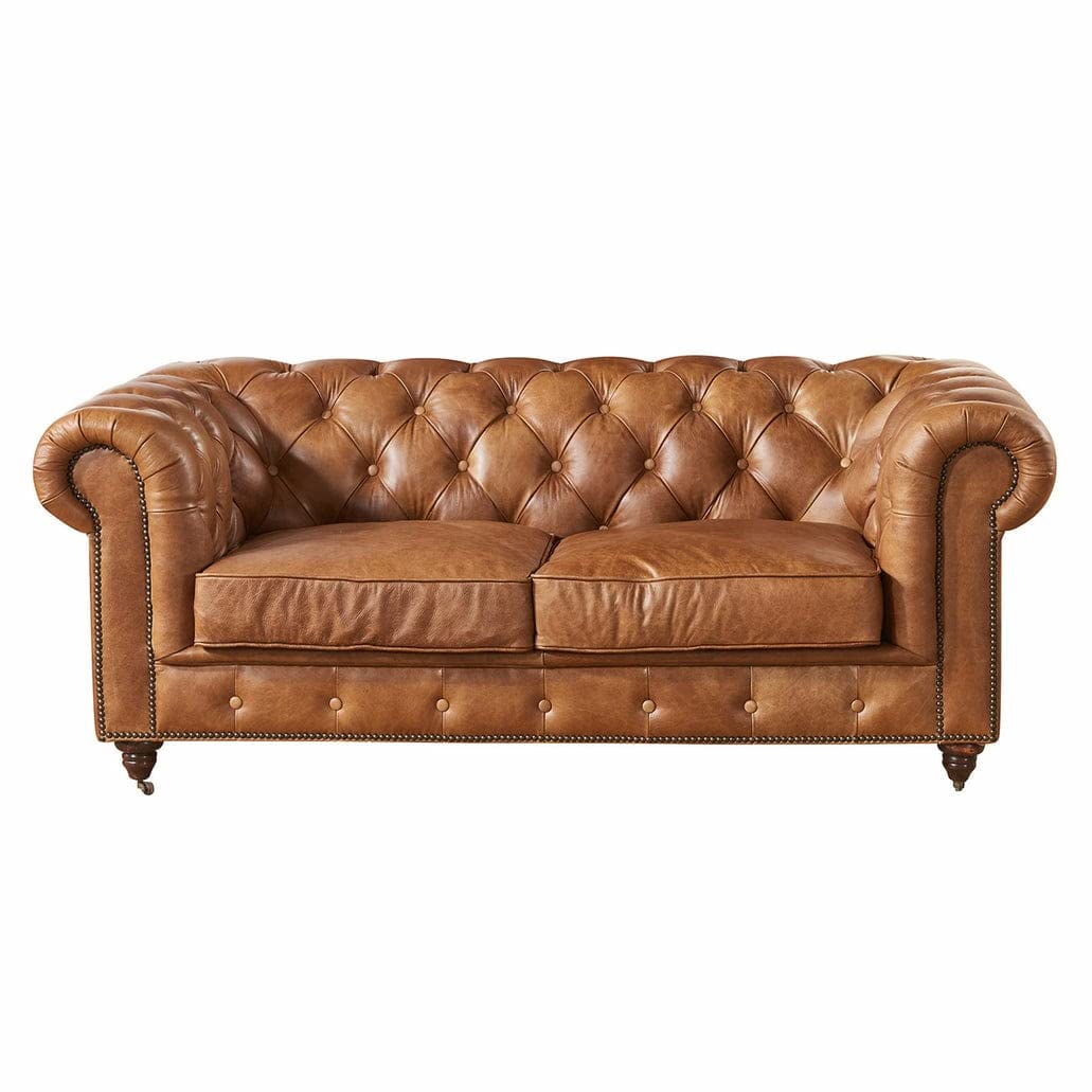 Modern & Classic Leatherette Chesterfield