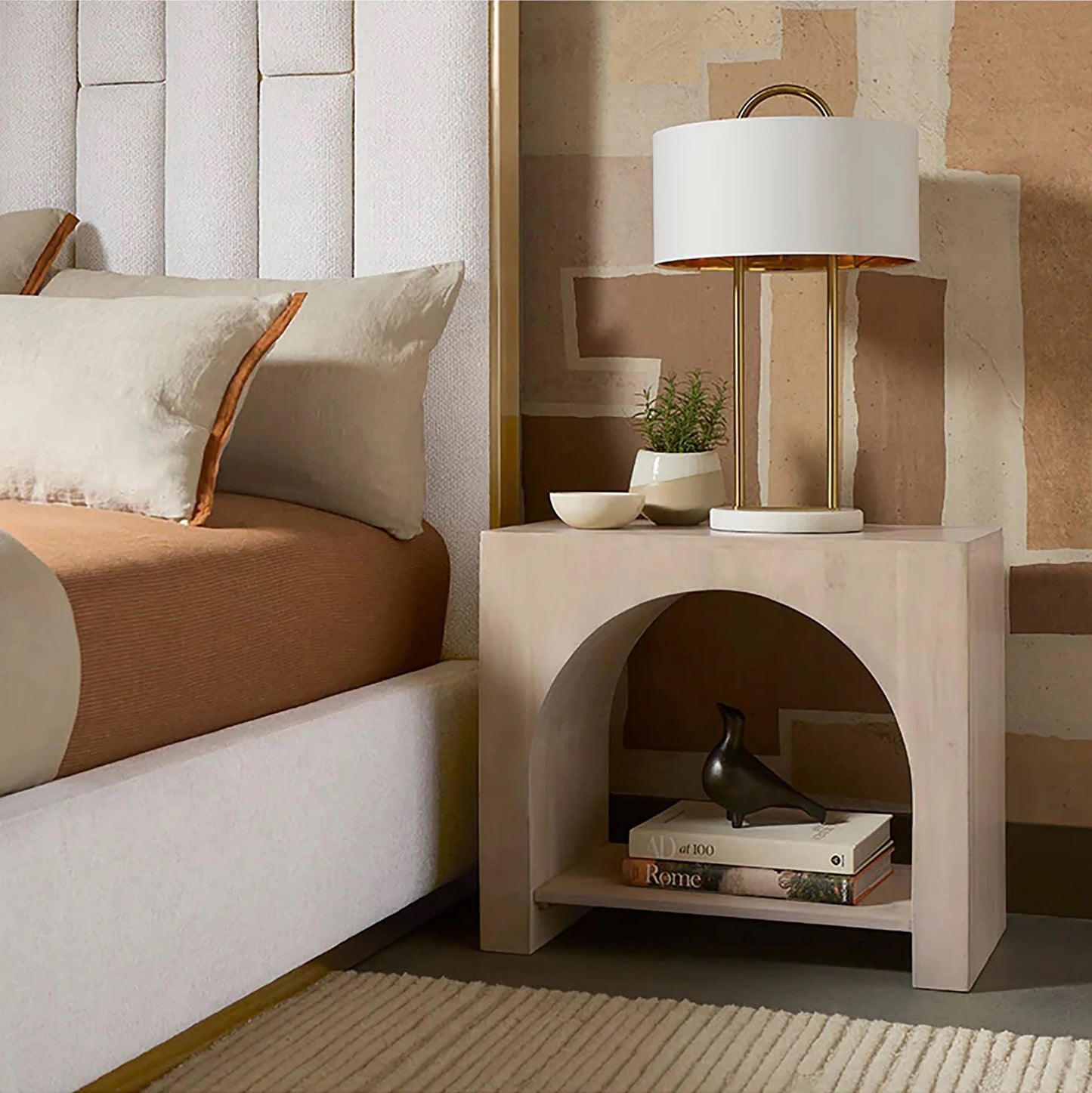 Modern Arched Bedside Table